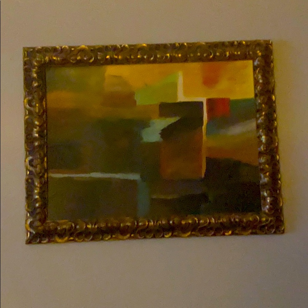 Italian solid wood custom oil art